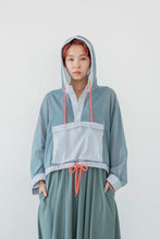 画像をギャラリービューアに読み込む, シアーパーカー_blue