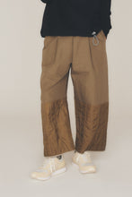 画像をギャラリービューアに読み込む, ウォッシュトキルティングタックワイドパンツ_brown
