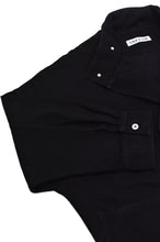 画像をギャラリービューアに読み込む, デニムスタンドカラーコート_black