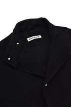 画像をギャラリービューアに読み込む, デニムスタンドカラーコート_black