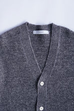 画像をギャラリービューアに読み込む, メランジニットカーディガン_charcoal grey