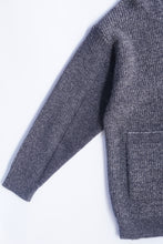 画像をギャラリービューアに読み込む, メランジニットカーディガン_charcoal grey