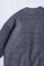 画像をギャラリービューアに読み込む, メランジニットカーディガン_charcoal grey