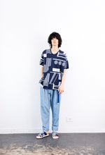 画像をギャラリービューアに読み込む, textile_スラントストライプパイル_blue