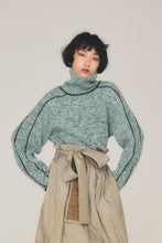 画像をギャラリービューアに読み込む, ラインタートルニット_green