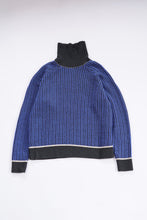 画像をギャラリービューアに読み込む, ストライプタートルニット_blue