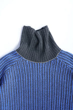 画像をギャラリービューアに読み込む, ストライプタートルニット_blue