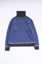 画像をギャラリービューアに読み込む, ストライプタートルニット_blue