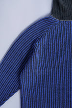 画像をギャラリービューアに読み込む, ストライプタートルニット_blue