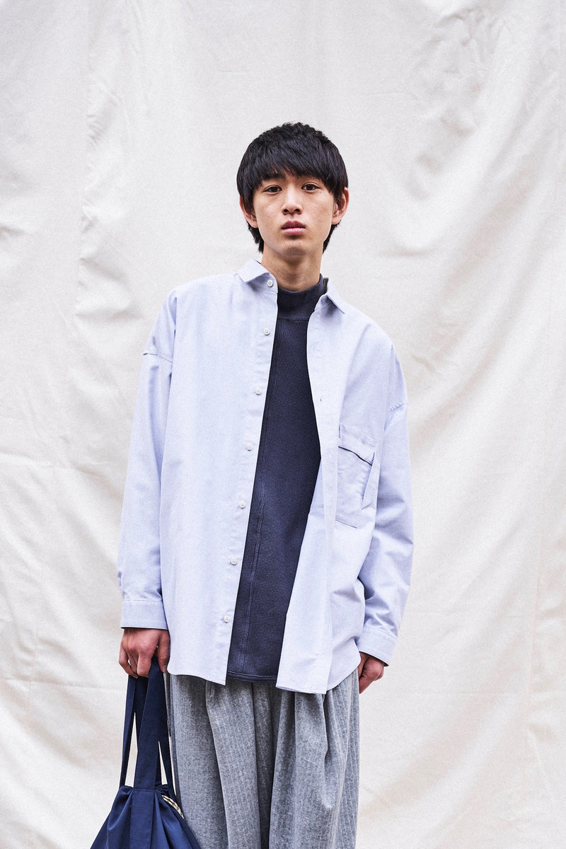 バックチェックプルオーバー_charcoal grey – sneeuw_online store