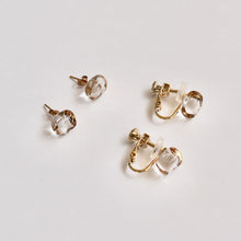 画像をギャラリービューアに読み込む, kuuma 【CUBE】 小さな■ピアス/イヤリング