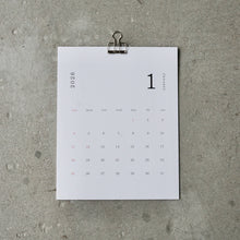 画像をギャラリービューアに読み込む, 2026年カレンダー