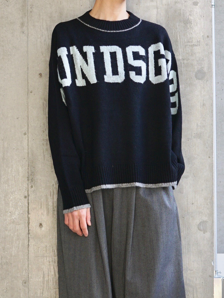soundsgoodニット_black – sneeuw_online store
