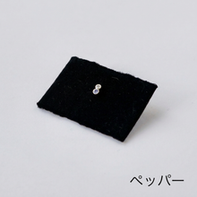 画像をギャラリービューアに読み込む, CHIZURU NAGAOKA _ 2colors_earring ごま塩 / ペッパー
