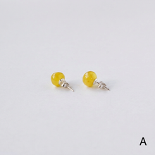 画像をギャラリービューアに読み込む, CHIZURU NAGAOKA _ amber_earrings_pair