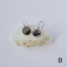 画像をギャラリービューアに読み込む, CHIZURU NAGAOKA _ DendriticAgate_earrings_pair