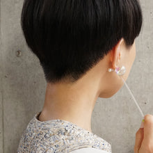 画像をギャラリービューアに読み込む, aurora glass soap bubbleピアス(片耳)