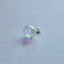 画像をギャラリービューアに読み込む, aurora glass soap bubbleピアス(片耳)
