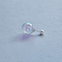 画像をギャラリービューアに読み込む, aurora glass soap bubbleピアス(片耳)