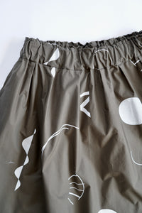 ピルエットスカート_charcoal grey