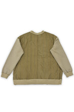 画像をギャラリービューアに読み込む, ウォッシュトキルティングプルオーバー_brown

