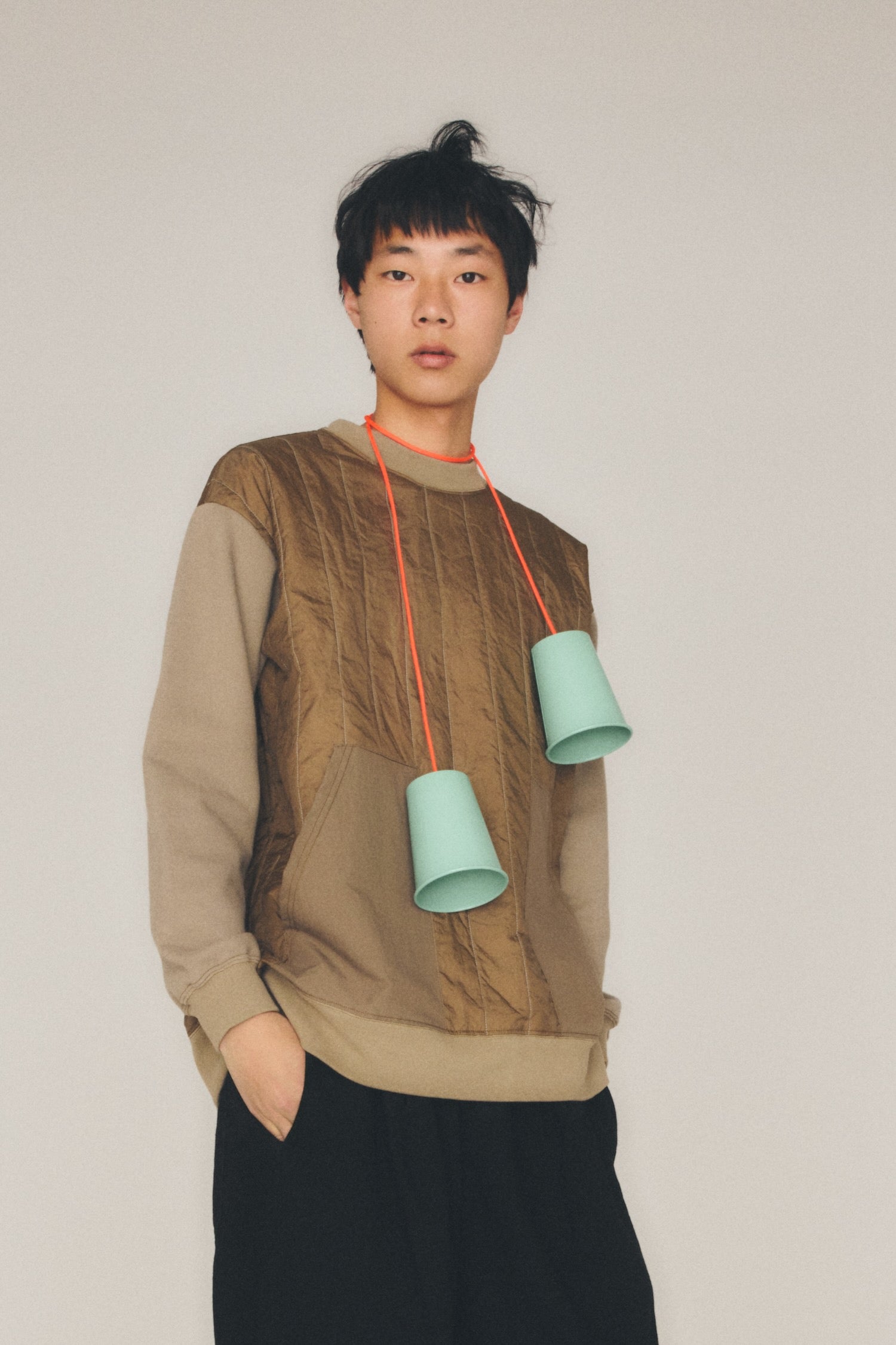 8gshoot キルティングプルオーバー美品 8g shoot 8gshoot キルティング プルオーバージャケット XL