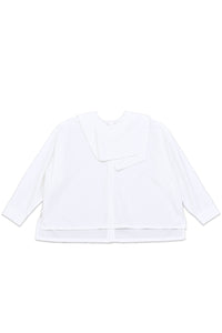 レターカラーブラウス_white