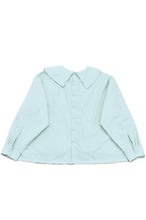 画像をギャラリービューアに読み込む, レターカラーブラウス_mint green
