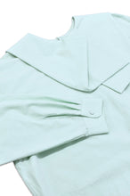 画像をギャラリービューアに読み込む, レターカラーブラウス_mint green
