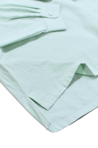 レターカラーブラウス_mint green