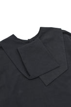 画像をギャラリービューアに読み込む, レターカラーブラウス_charcoal grey
