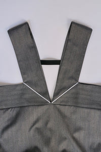 フレームジャンパースカート_charcoal grey