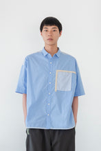 画像をギャラリービューアに読み込む, フレームシャツ_blue
