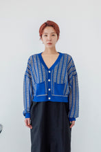 画像をギャラリービューアに読み込む, ウィンドウカーディガン_blue

