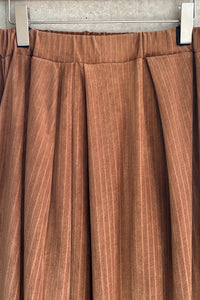 ベロアタックドロースカート_brown【limted item】
