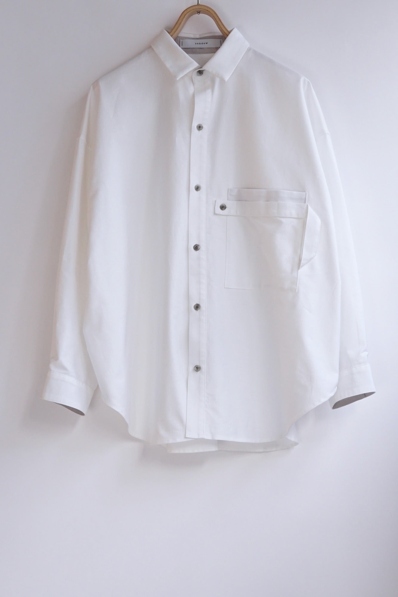 カップポケットシャツ_white – sneeuw_online store