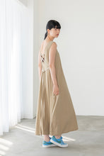 画像をギャラリービューアに読み込む, レースアップワンピース_beige

