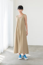画像をギャラリービューアに読み込む, レースアップワンピース_beige
