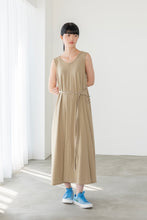 画像をギャラリービューアに読み込む, レースアップワンピース_beige
