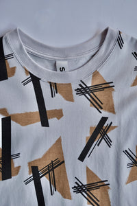 コンポジションTシャツ_light grey