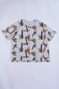 コンポジションTシャツ_light grey