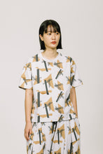 画像をギャラリービューアに読み込む, コンポジションTシャツ_beige
