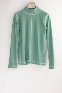 ステッチハイネックプルオーバー_green