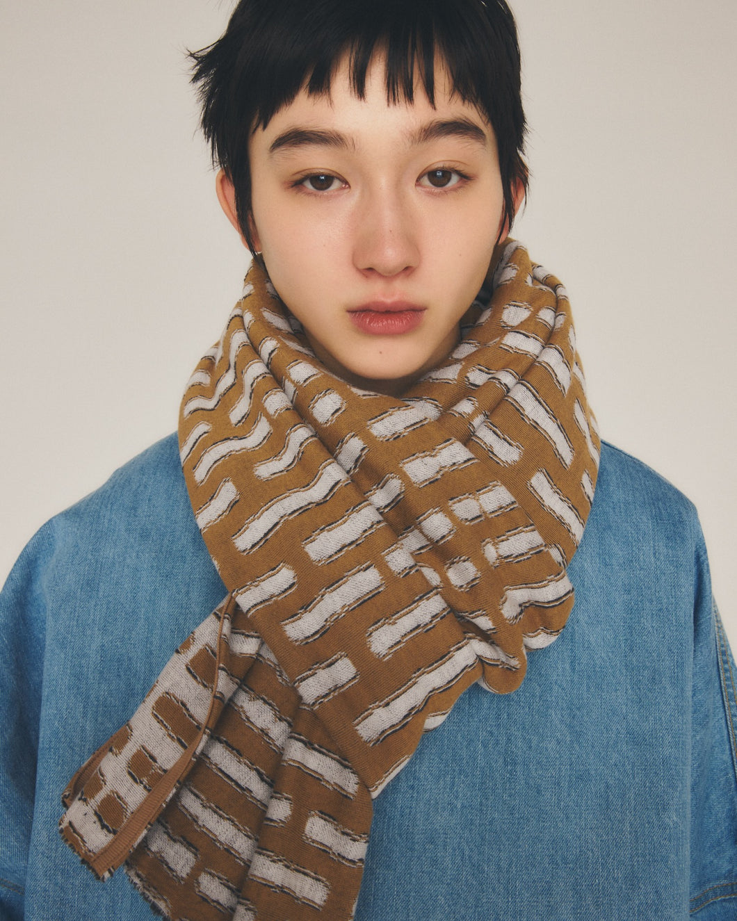 モールスJQストール_brown