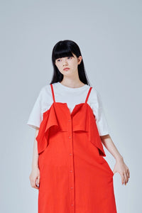 ステッチTシャツ _white