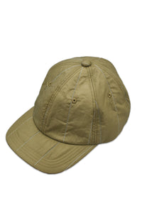 ウォッシュキルティングキャップ_brown