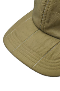 ウォッシュキルティングキャップ_brown