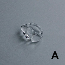 画像をギャラリービューアに読み込む, kuuma 　氷の塊イヤーカフ　(クリア）
