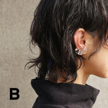 画像をギャラリービューアに読み込む, kuuma 　氷の塊イヤーカフ　(クリア）
