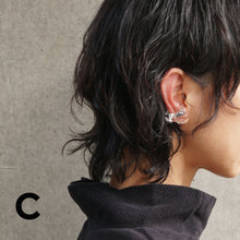 画像をギャラリービューアに読み込む, kuuma 　氷の塊イヤーカフ　(クリア）
